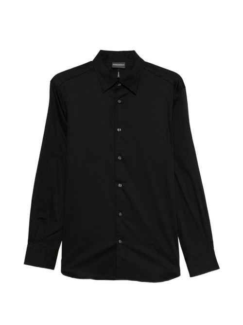 Camicia uomo Emporio Armani nera EMPORIO ARMANI | EM005123AF23800UC001